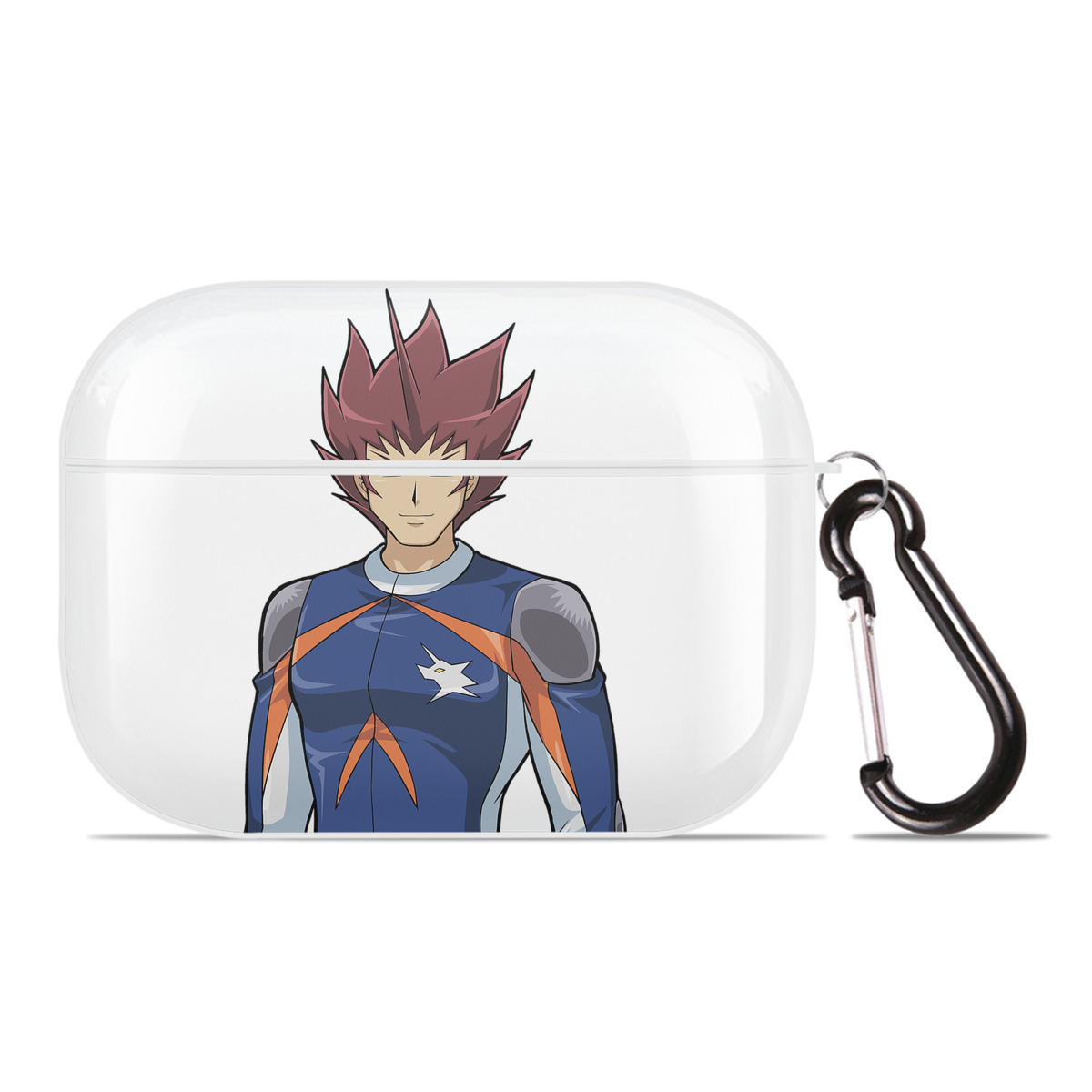 （画像用） 遊☆戯☆王 Yu-Gi-Oh! 【AirPods Pro用】ハードシェル保護ケース 耐衝撃・防指紋・カラビナ付き商品仕様