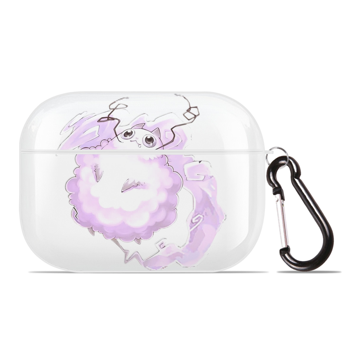 （画像用） 遊☆戯☆王 Yu-Gi-Oh! 【AirPods Pro用】ハードシェル保護ケース 耐衝撃・防指紋・カラビナ付き商品仕様