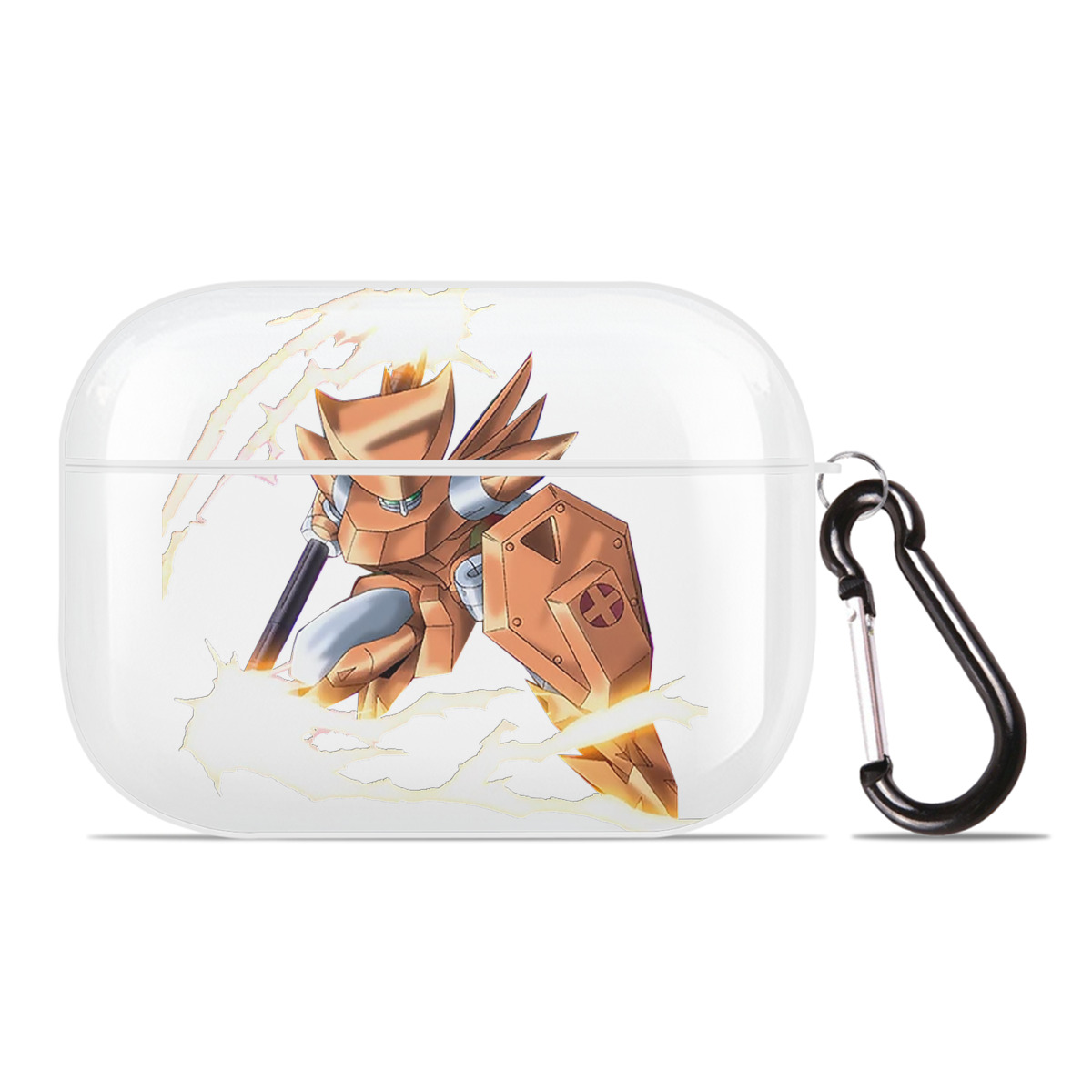 （画像用） 遊☆戯☆王 Yu-Gi-Oh! 【AirPods Pro用】ハードシェル保護ケース 耐衝撃・防指紋・カラビナ付き商品仕様