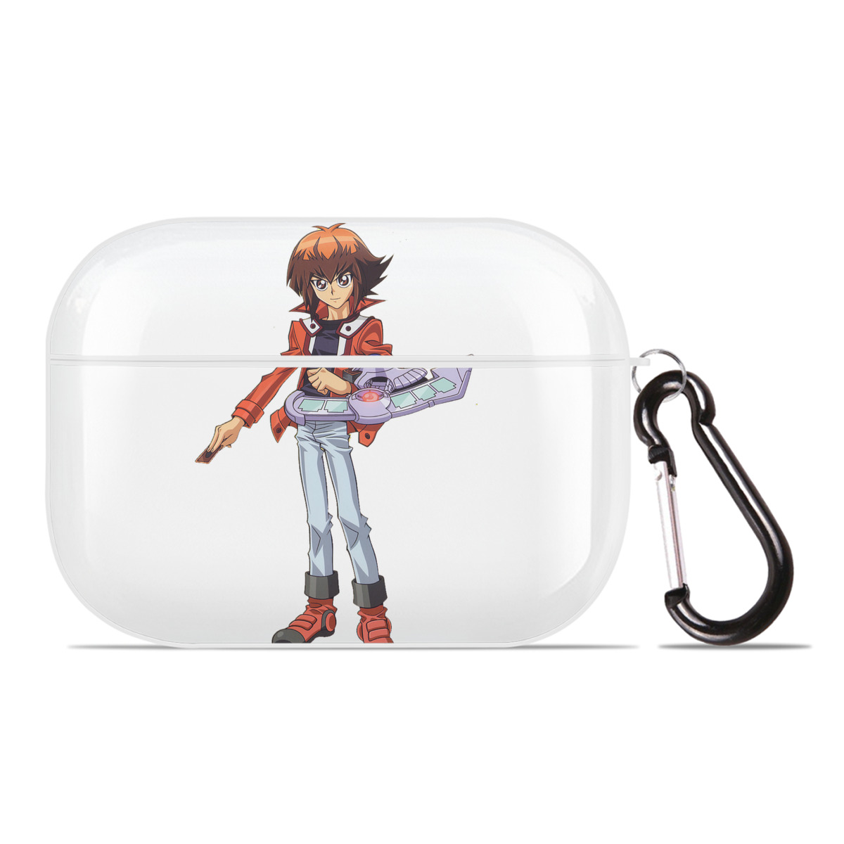 （画像用） 遊☆戯☆王 Yu-Gi-Oh! 【AirPods Pro用】ハードシェル保護ケース 耐衝撃・防指紋・カラビナ付き商品仕様
