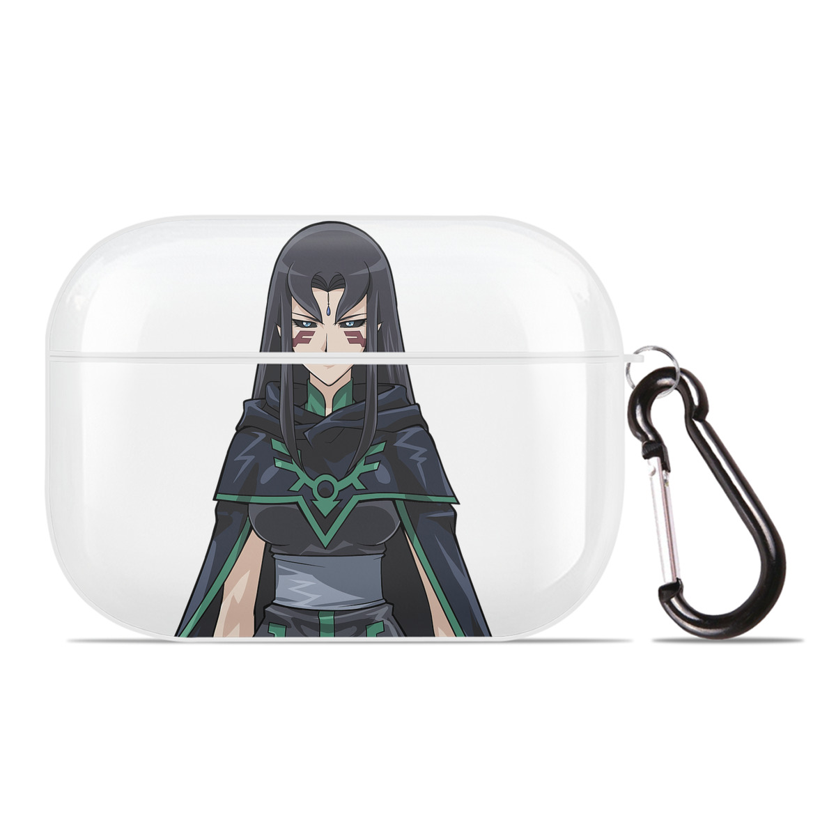 （画像用） 遊☆戯☆王 Yu-Gi-Oh! 【AirPods Pro用】ハードシェル保護ケース 耐衝撃・防指紋・カラビナ付き商品仕様