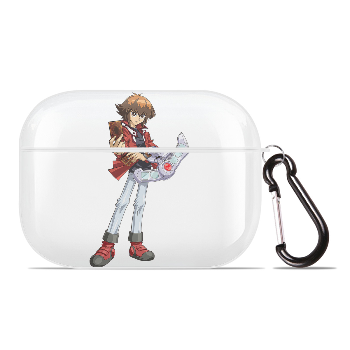 （画像用） 遊☆戯☆王 Yu-Gi-Oh! 【AirPods Pro用】ハードシェル保護ケース 耐衝撃・防指紋・カラビナ付き商品仕様