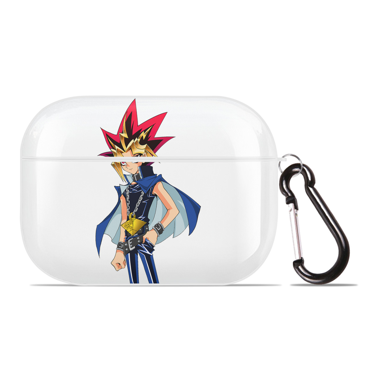 （画像用） 遊☆戯☆王 Yu-Gi-Oh! 【AirPods Pro用】ハードシェル保護ケース 耐衝撃・防指紋・カラビナ付き商品仕様