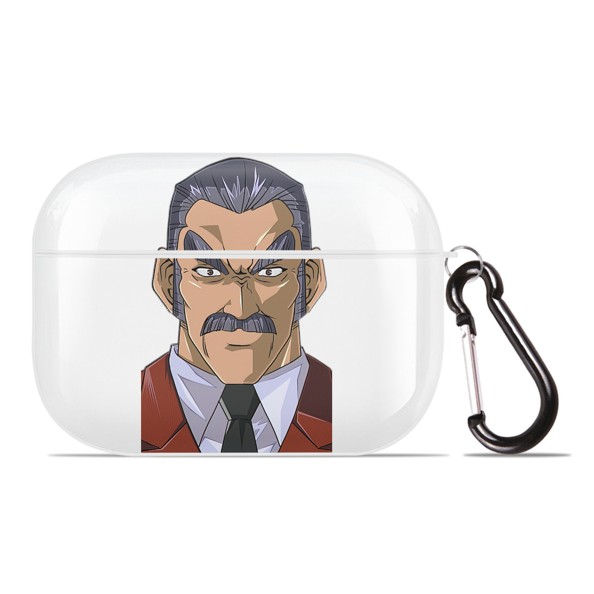 （画像用） 遊☆戯☆王 Yu-Gi-Oh! 【AirPods Pro用】ハードシェル保護ケース 耐衝撃・防指紋・カラビナ付き商品仕様