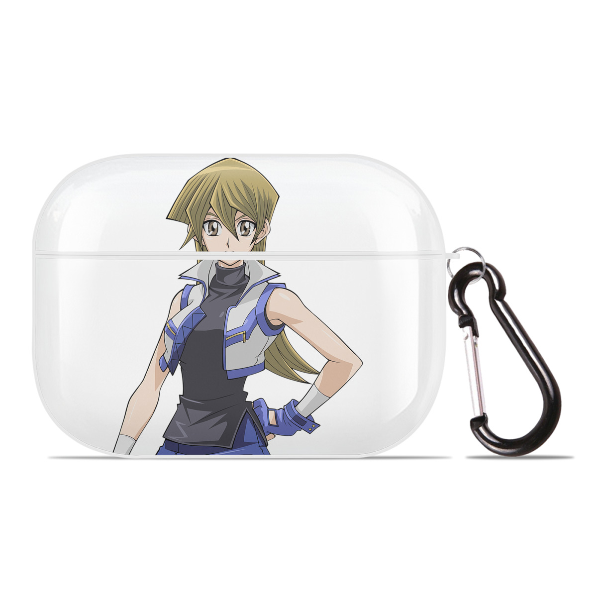 （画像用） 遊☆戯☆王 Yu-Gi-Oh! 【AirPods Pro用】ハードシェル保護ケース 耐衝撃・防指紋・カラビナ付き商品仕様