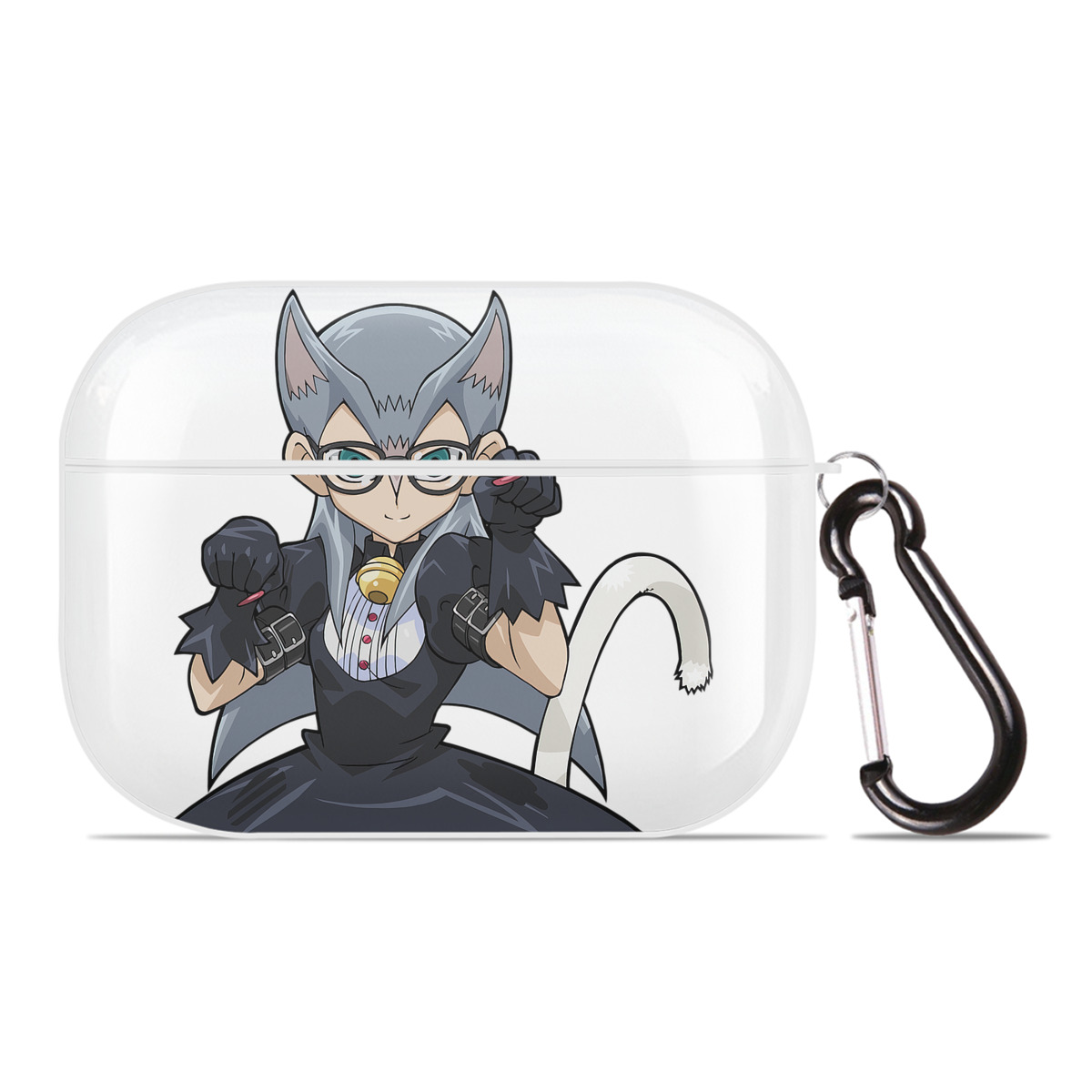 （画像用） 遊☆戯☆王 Yu-Gi-Oh! 【AirPods Pro用】ハードシェル保護ケース 耐衝撃・防指紋・カラビナ付き商品仕様