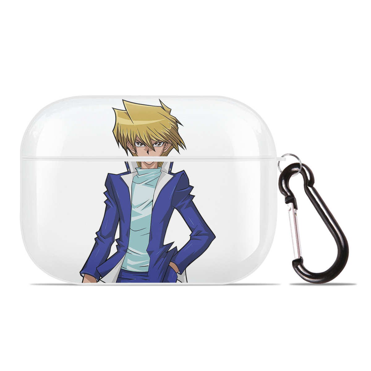 （画像用） 遊☆戯☆王 Yu-Gi-Oh! 【AirPods Pro用】ハードシェル保護ケース 耐衝撃・防指紋・カラビナ付き商品仕様