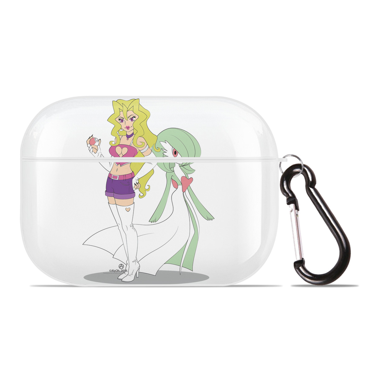 （画像用） 遊☆戯☆王 Yu-Gi-Oh! 【AirPods Pro用】ハードシェル保護ケース 耐衝撃・防指紋・カラビナ付き商品仕様