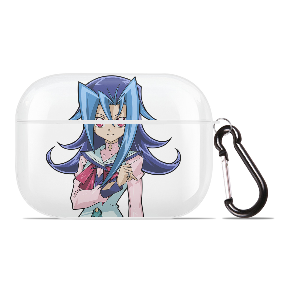 （画像用） 遊☆戯☆王 Yu-Gi-Oh! 【AirPods Pro用】ハードシェル保護ケース 耐衝撃・防指紋・カラビナ付き商品仕様