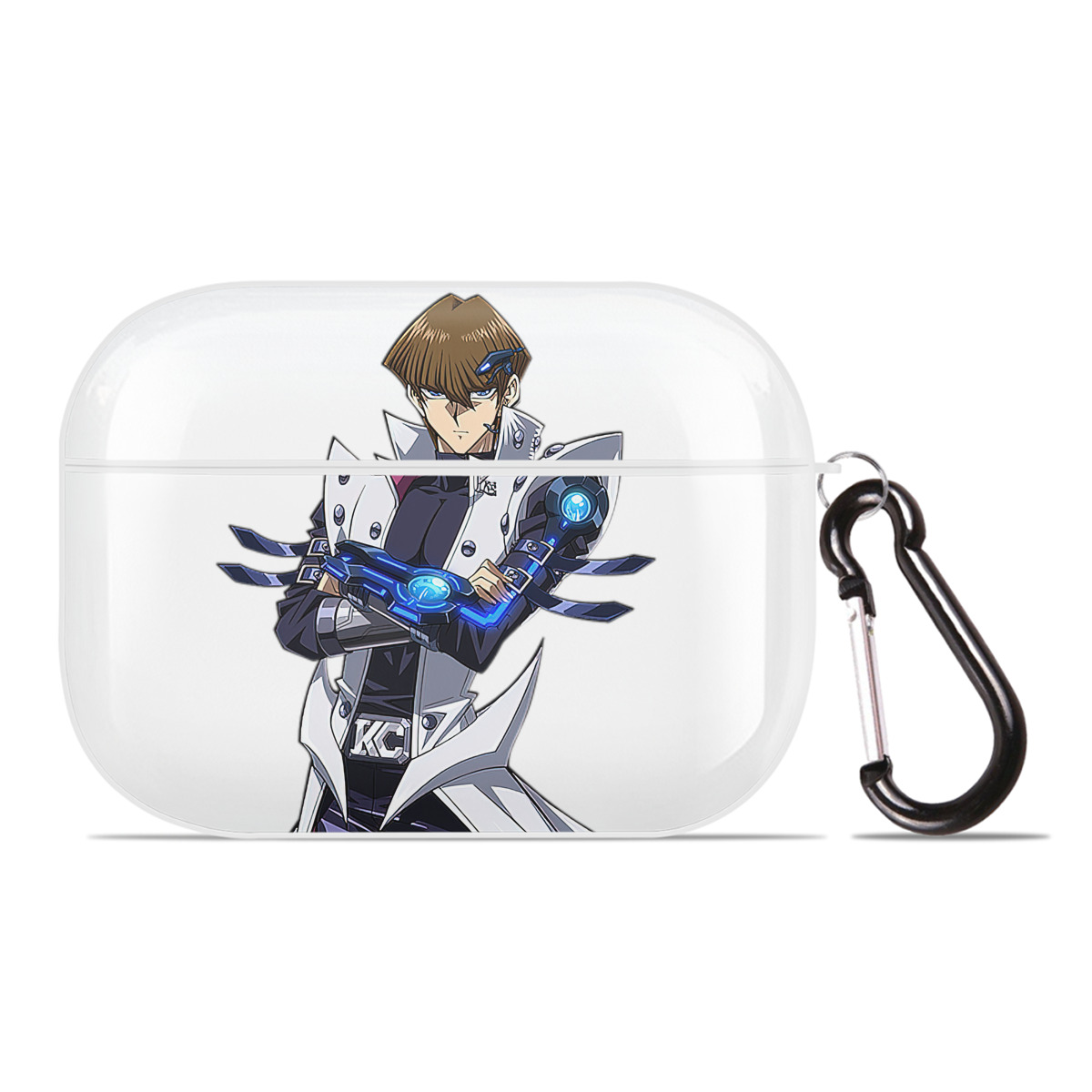 （画像用） 遊☆戯☆王 Yu-Gi-Oh! 【AirPods Pro用】ハードシェル保護ケース 耐衝撃・防指紋・カラビナ付き商品仕様