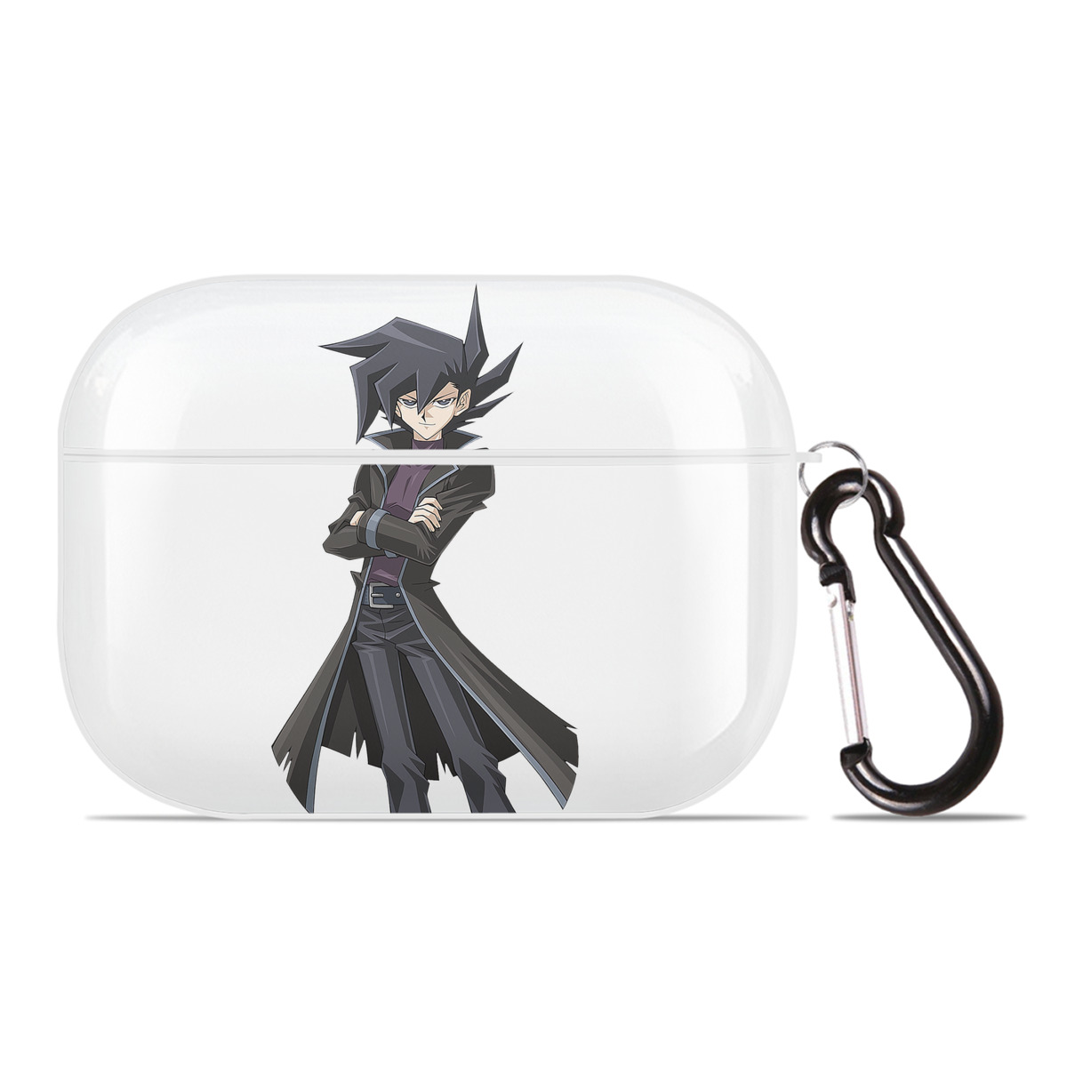 （画像用） 遊☆戯☆王 Yu-Gi-Oh! 【AirPods Pro用】ハードシェル保護ケース 耐衝撃・防指紋・カラビナ付き商品仕様