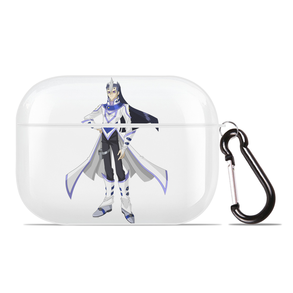 （画像用） 遊☆戯☆王 Yu-Gi-Oh! 【AirPods Pro用】ハードシェル保護ケース 耐衝撃・防指紋・カラビナ付き商品仕様