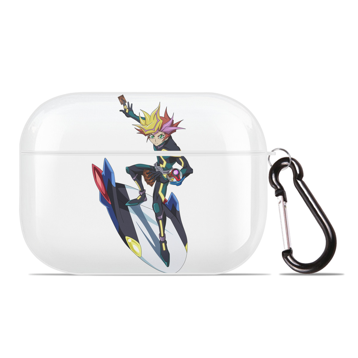（画像用） 遊☆戯☆王 Yu-Gi-Oh! 【AirPods Pro用】ハードシェル保護ケース 耐衝撃・防指紋・カラビナ付き商品仕様