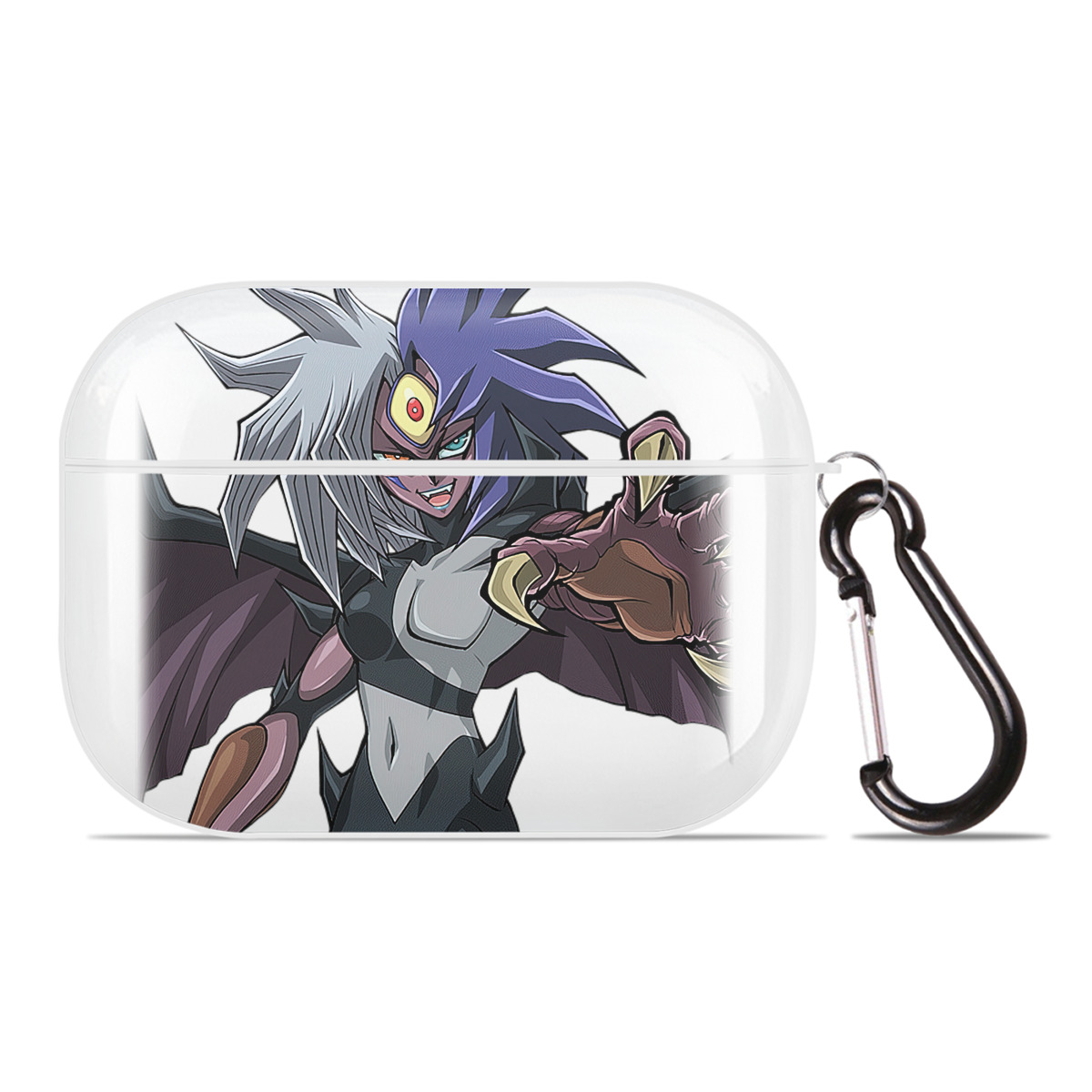 （画像用） 遊☆戯☆王 Yu-Gi-Oh! 【AirPods Pro用】ハードシェル保護ケース 耐衝撃・防指紋・カラビナ付き商品仕様