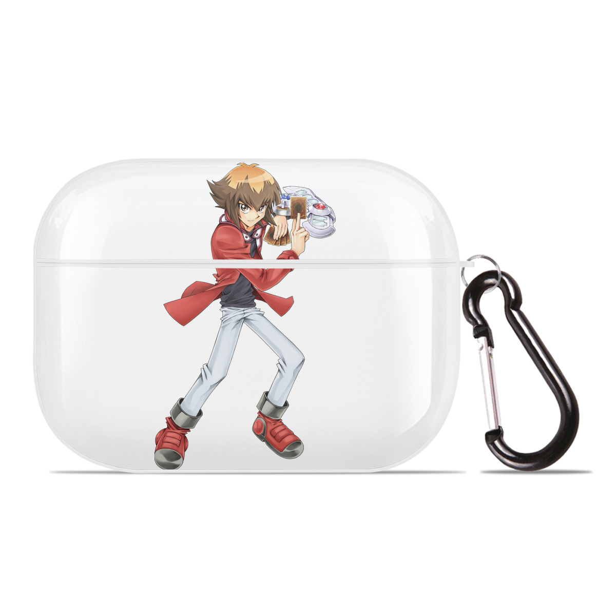 （画像用） 遊☆戯☆王 Yu-Gi-Oh! 【AirPods Pro用】ハードシェル保護ケース 耐衝撃・防指紋・カラビナ付き商品仕様