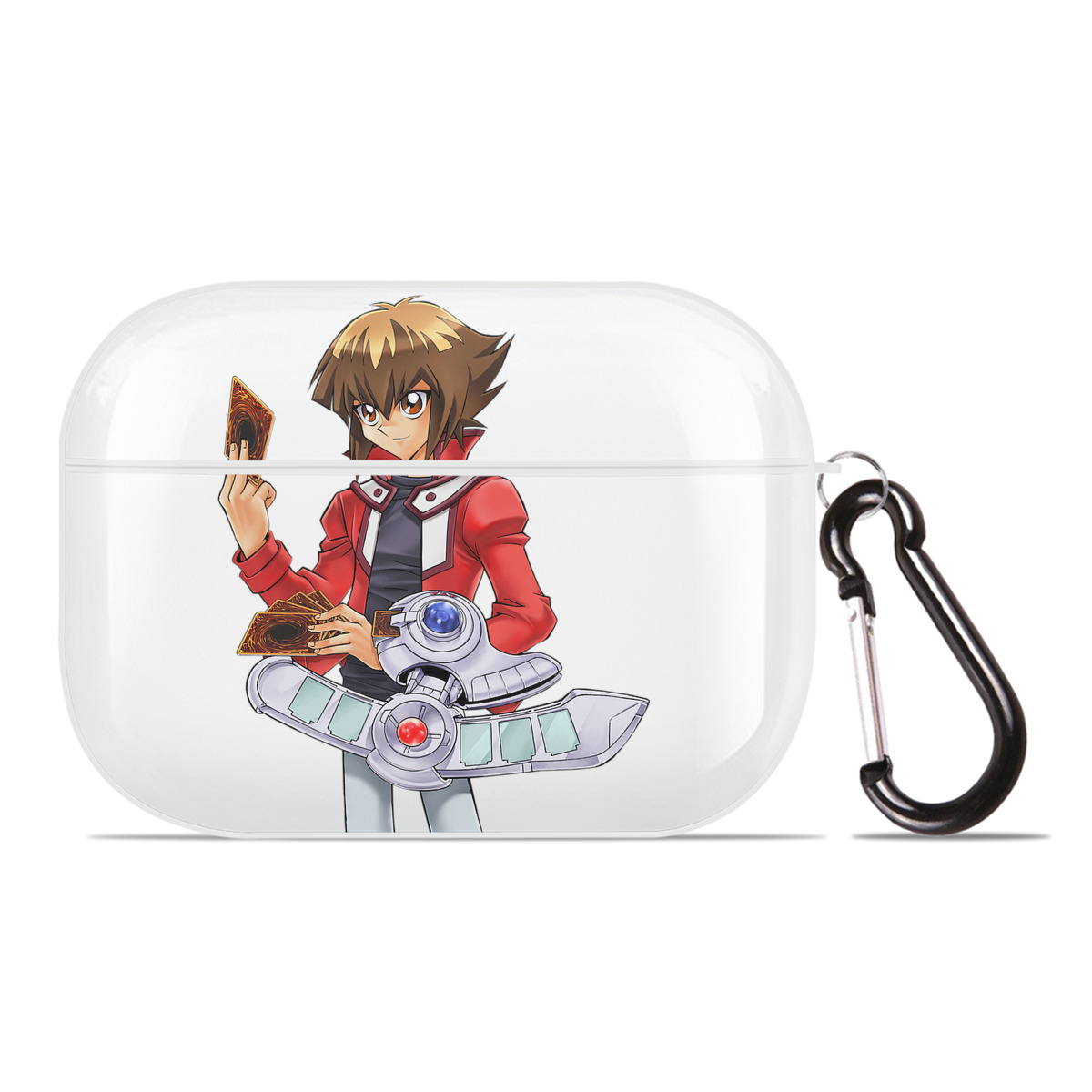 （画像用） 遊☆戯☆王 Yu-Gi-Oh! 【AirPods Pro用】ハードシェル保護ケース 耐衝撃・防指紋・カラビナ付き商品仕様
