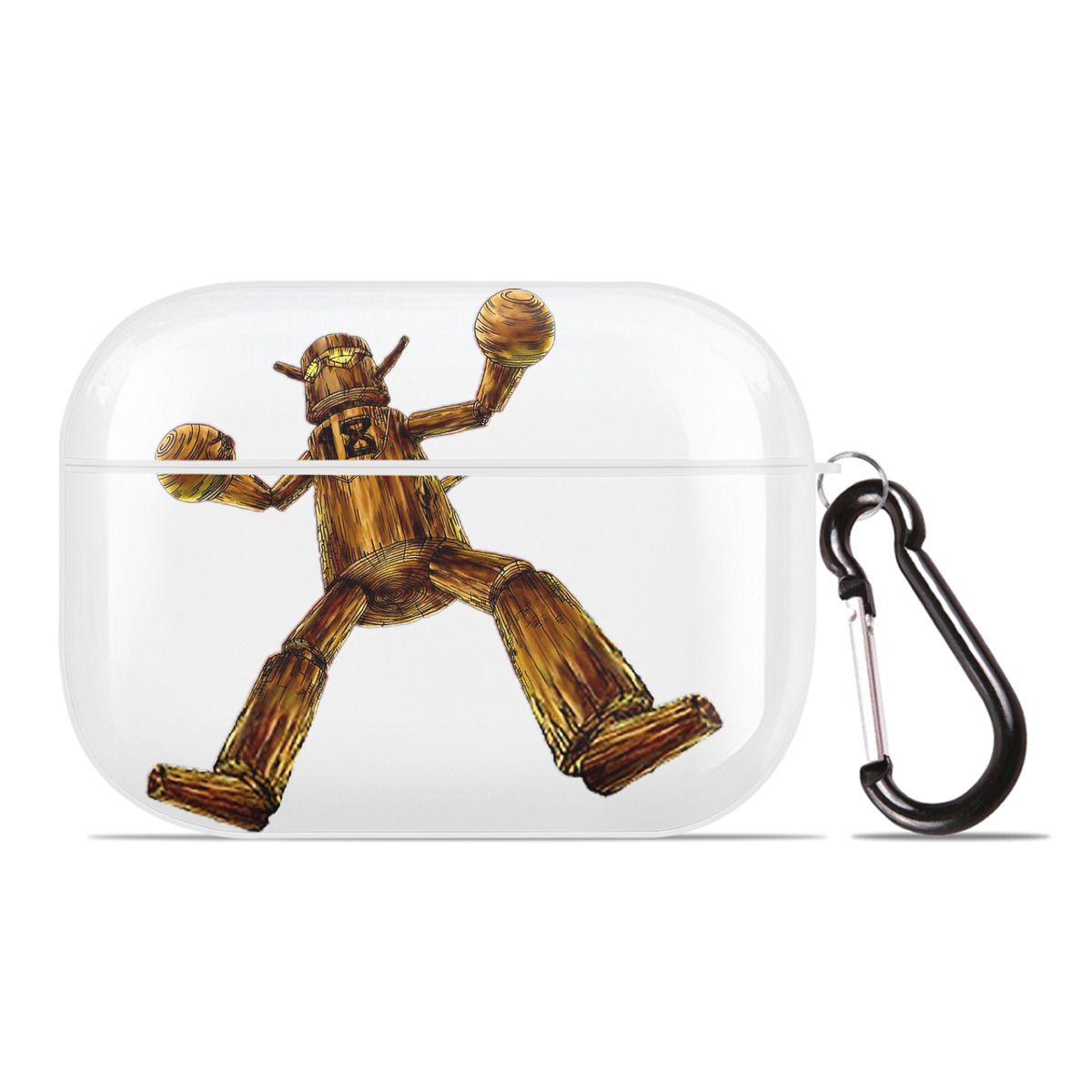 （画像用） 遊☆戯☆王 Yu-Gi-Oh! 【AirPods Pro用】ハードシェル保護ケース 耐衝撃・防指紋・カラビナ付き商品仕様