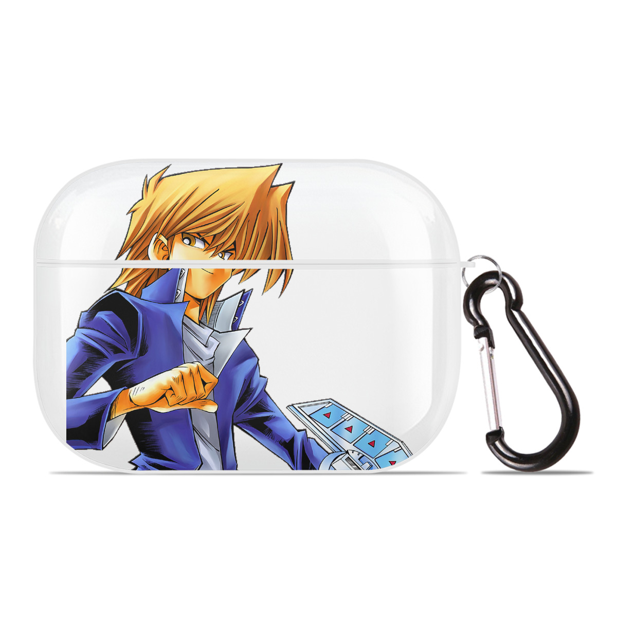 （画像用） 遊☆戯☆王 Yu-Gi-Oh! 【AirPods Pro用】ハードシェル保護ケース 耐衝撃・防指紋・カラビナ付き商品仕様