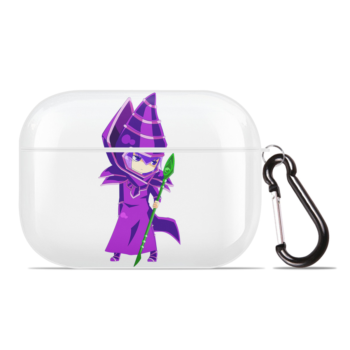 （画像用） 遊☆戯☆王 Yu-Gi-Oh! 【AirPods Pro用】ハードシェル保護ケース 耐衝撃・防指紋・カラビナ付き商品仕様