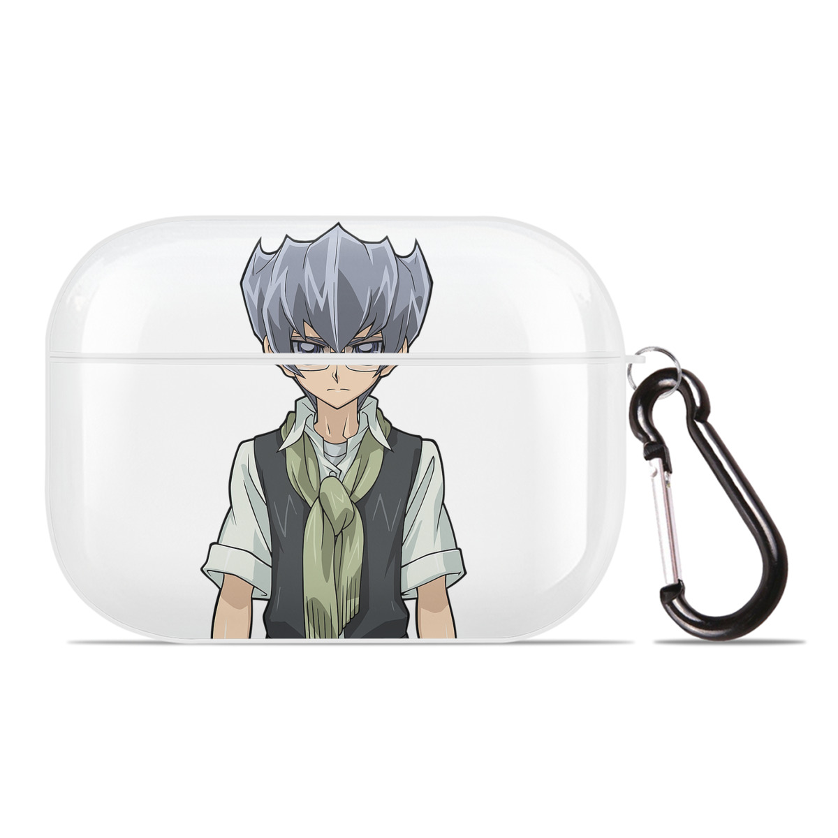 （画像用） 遊☆戯☆王 Yu-Gi-Oh! 【AirPods Pro用】ハードシェル保護ケース 耐衝撃・防指紋・カラビナ付き商品仕様