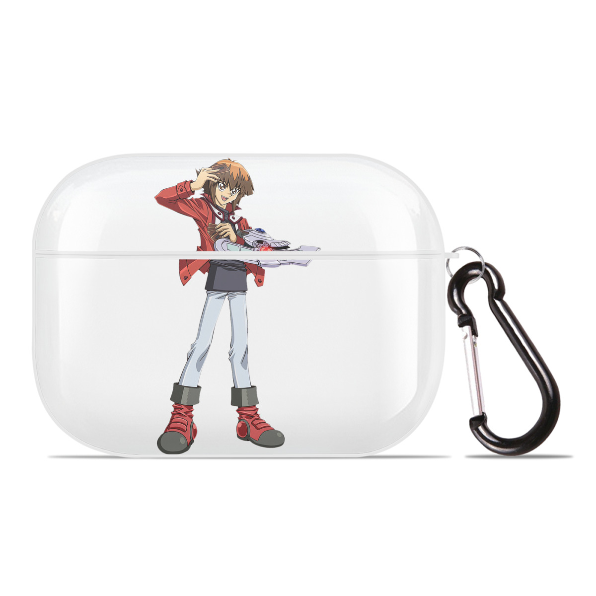 （画像用） 遊☆戯☆王 Yu-Gi-Oh! 【AirPods Pro用】ハードシェル保護ケース 耐衝撃・防指紋・カラビナ付き商品仕様