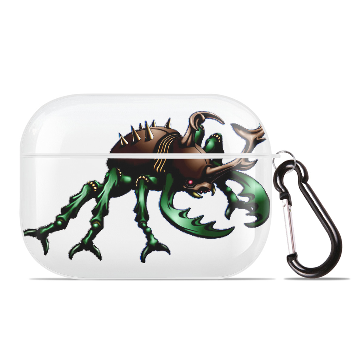 （画像用） 遊☆戯☆王 Yu-Gi-Oh! 【AirPods Pro用】ハードシェル保護ケース 耐衝撃・防指紋・カラビナ付き商品仕様