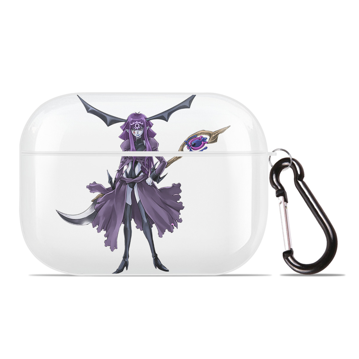 （画像用） 遊☆戯☆王 Yu-Gi-Oh! 【AirPods Pro用】ハードシェル保護ケース 耐衝撃・防指紋・カラビナ付き商品仕様