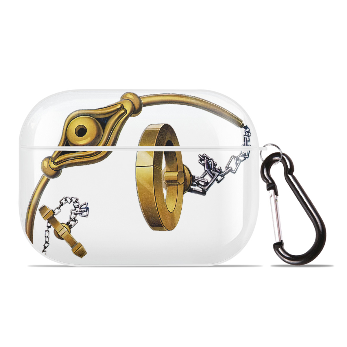 （画像用） 遊☆戯☆王 Yu-Gi-Oh! 【AirPods Pro用】ハードシェル保護ケース 耐衝撃・防指紋・カラビナ付き商品仕様