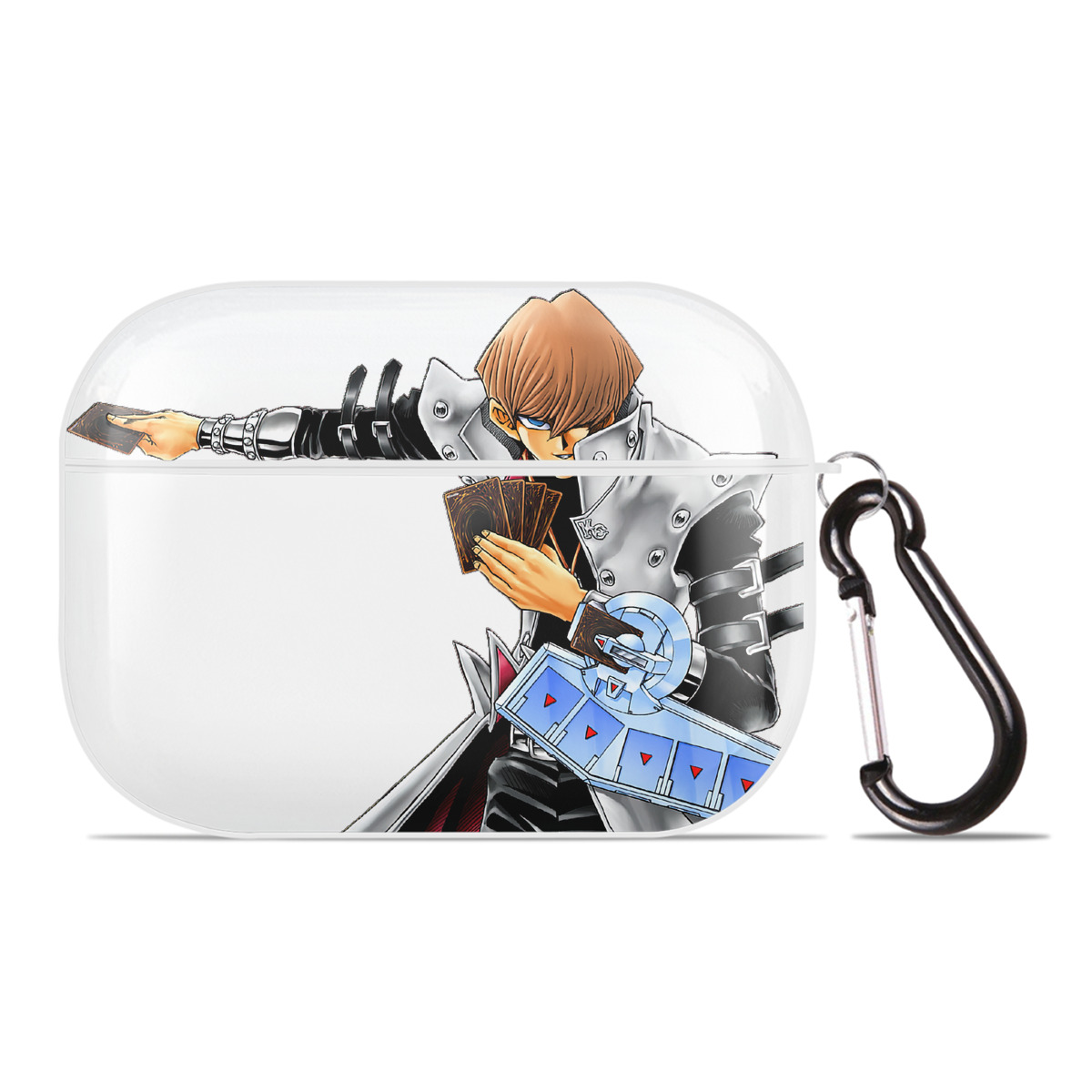 （画像用） 遊☆戯☆王 Yu-Gi-Oh! 【AirPods Pro用】ハードシェル保護ケース 耐衝撃・防指紋・カラビナ付き商品仕様
