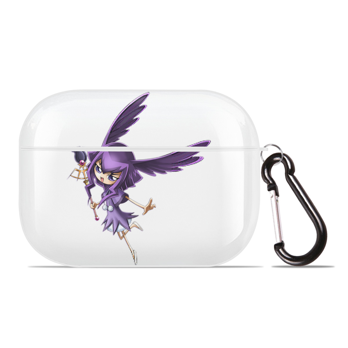 （画像用） 遊☆戯☆王 Yu-Gi-Oh! 【AirPods Pro用】ハードシェル保護ケース 耐衝撃・防指紋・カラビナ付き商品仕様