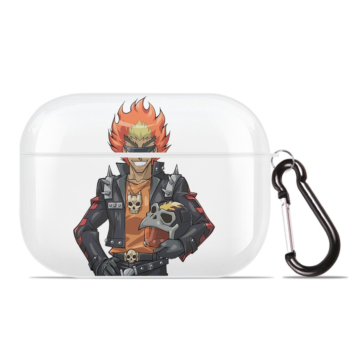 （画像用） 遊☆戯☆王 Yu-Gi-Oh! 【AirPods Pro用】ハードシェル保護ケース 耐衝撃・防指紋・カラビナ付き商品仕様