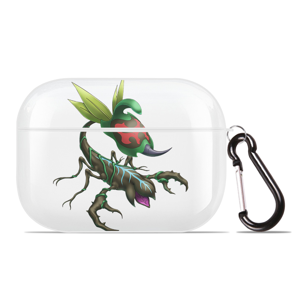 （画像用） 遊☆戯☆王 Yu-Gi-Oh! 【AirPods Pro用】ハードシェル保護ケース 耐衝撃・防指紋・カラビナ付き商品仕様