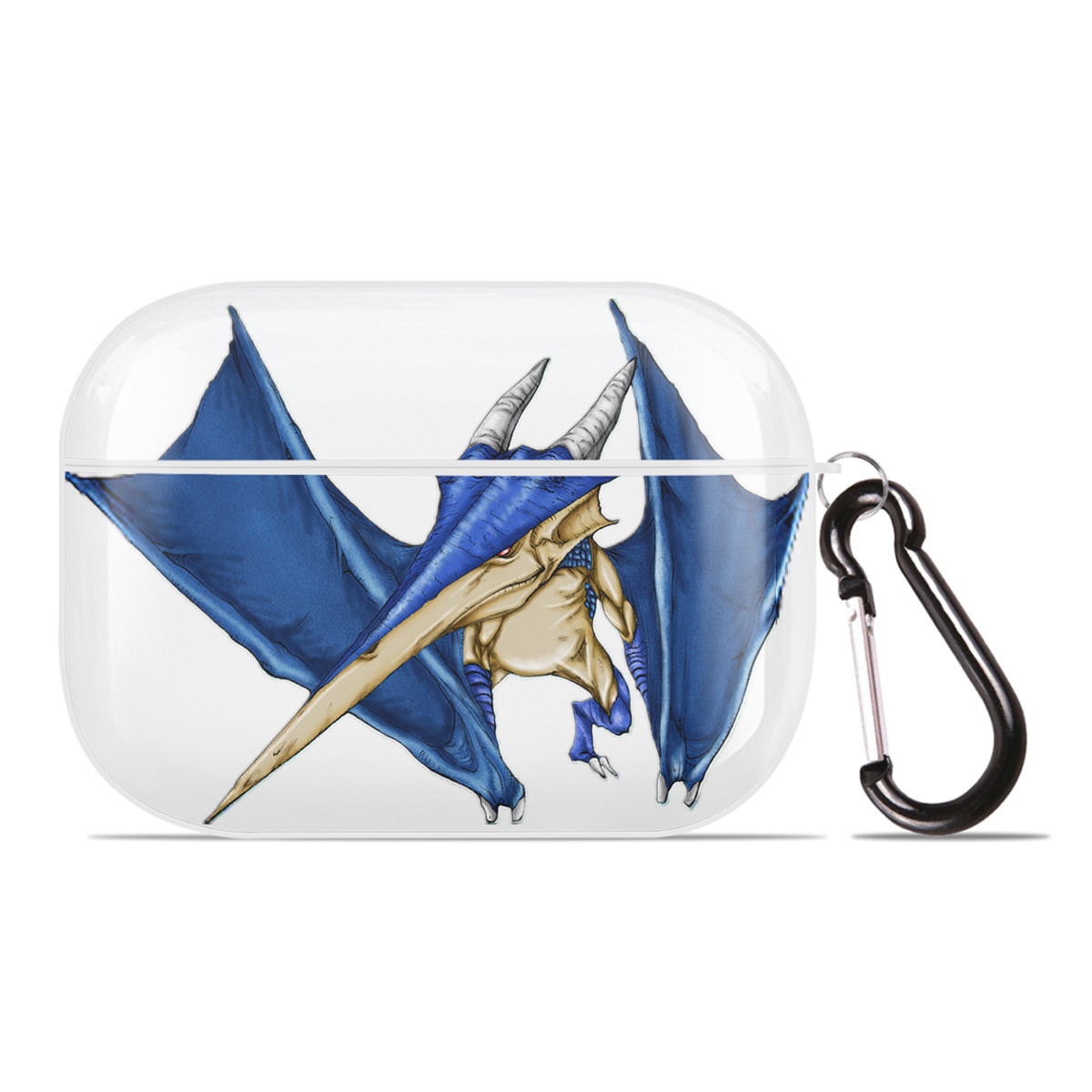（画像用） 遊☆戯☆王 Yu-Gi-Oh! 【AirPods Pro用】ハードシェル保護ケース 耐衝撃・防指紋・カラビナ付き商品仕様