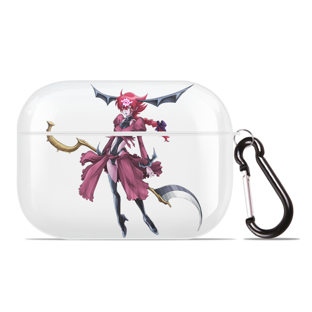 （画像用） 遊☆戯☆王 Yu-Gi-Oh! 【AirPods Pro用】ハードシェル保護ケース 耐衝撃・防指紋・カラビナ付き商品仕様
