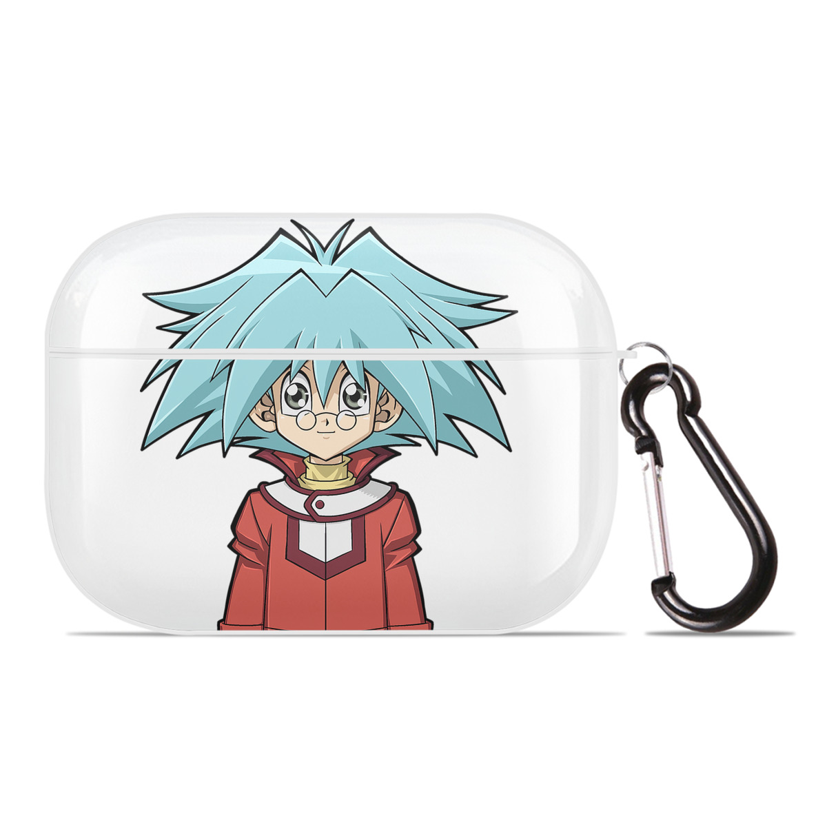（画像用） 遊☆戯☆王 Yu-Gi-Oh! 【AirPods Pro用】ハードシェル保護ケース 耐衝撃・防指紋・カラビナ付き商品仕様