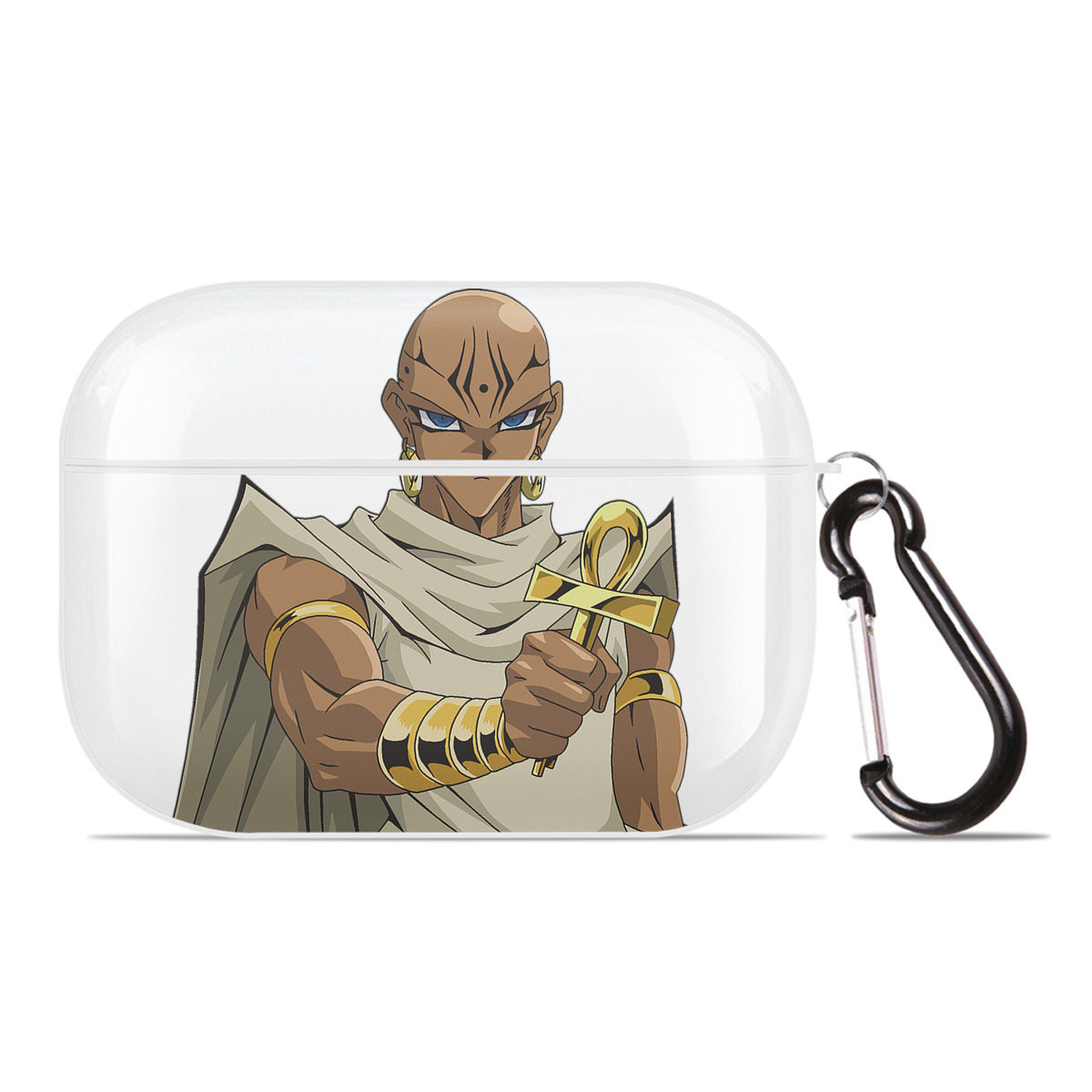 （画像用） 遊☆戯☆王 Yu-Gi-Oh! 【AirPods Pro用】ハードシェル保護ケース 耐衝撃・防指紋・カラビナ付き商品仕様