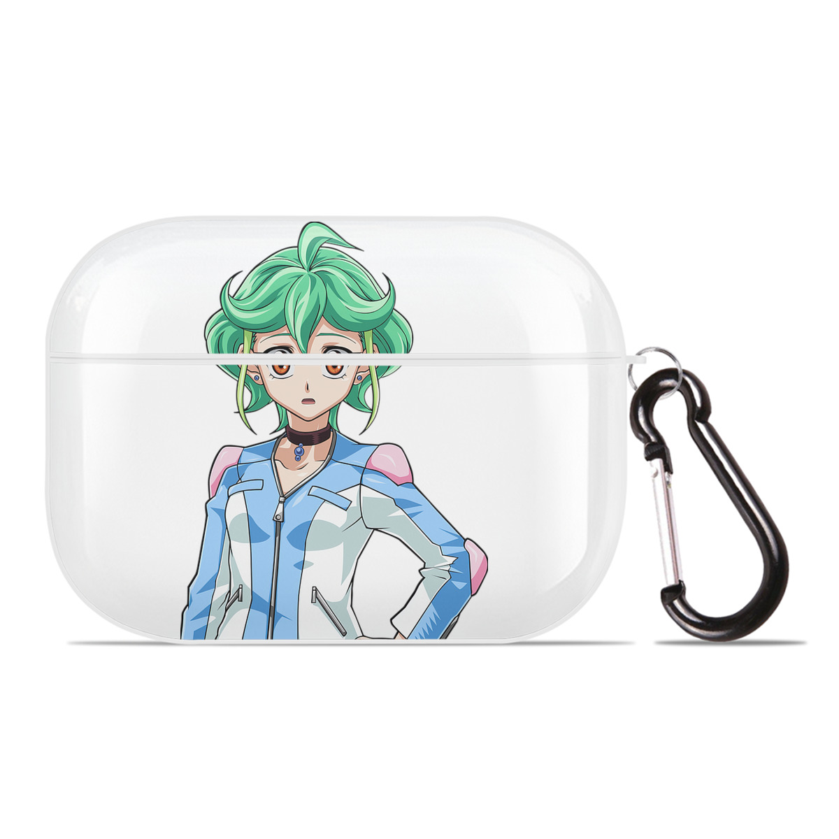 （画像用） 遊☆戯☆王 Yu-Gi-Oh! 【AirPods Pro用】ハードシェル保護ケース 耐衝撃・防指紋・カラビナ付き商品仕様