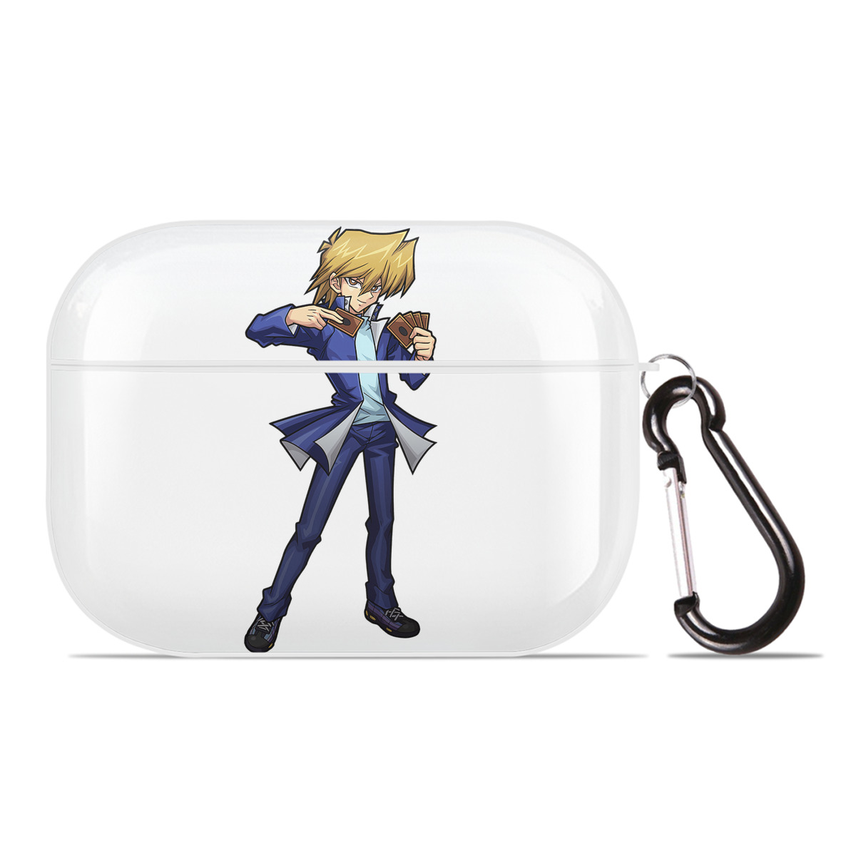 （画像用） 遊☆戯☆王 Yu-Gi-Oh! 【AirPods Pro用】ハードシェル保護ケース 耐衝撃・防指紋・カラビナ付き商品仕様