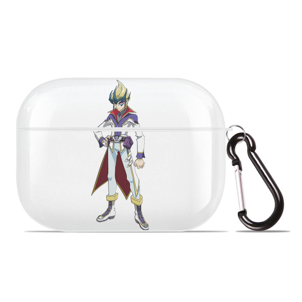 （画像用） 遊☆戯☆王 Yu-Gi-Oh! 【AirPods Pro用】ハードシェル保護ケース 耐衝撃・防指紋・カラビナ付き商品仕様
