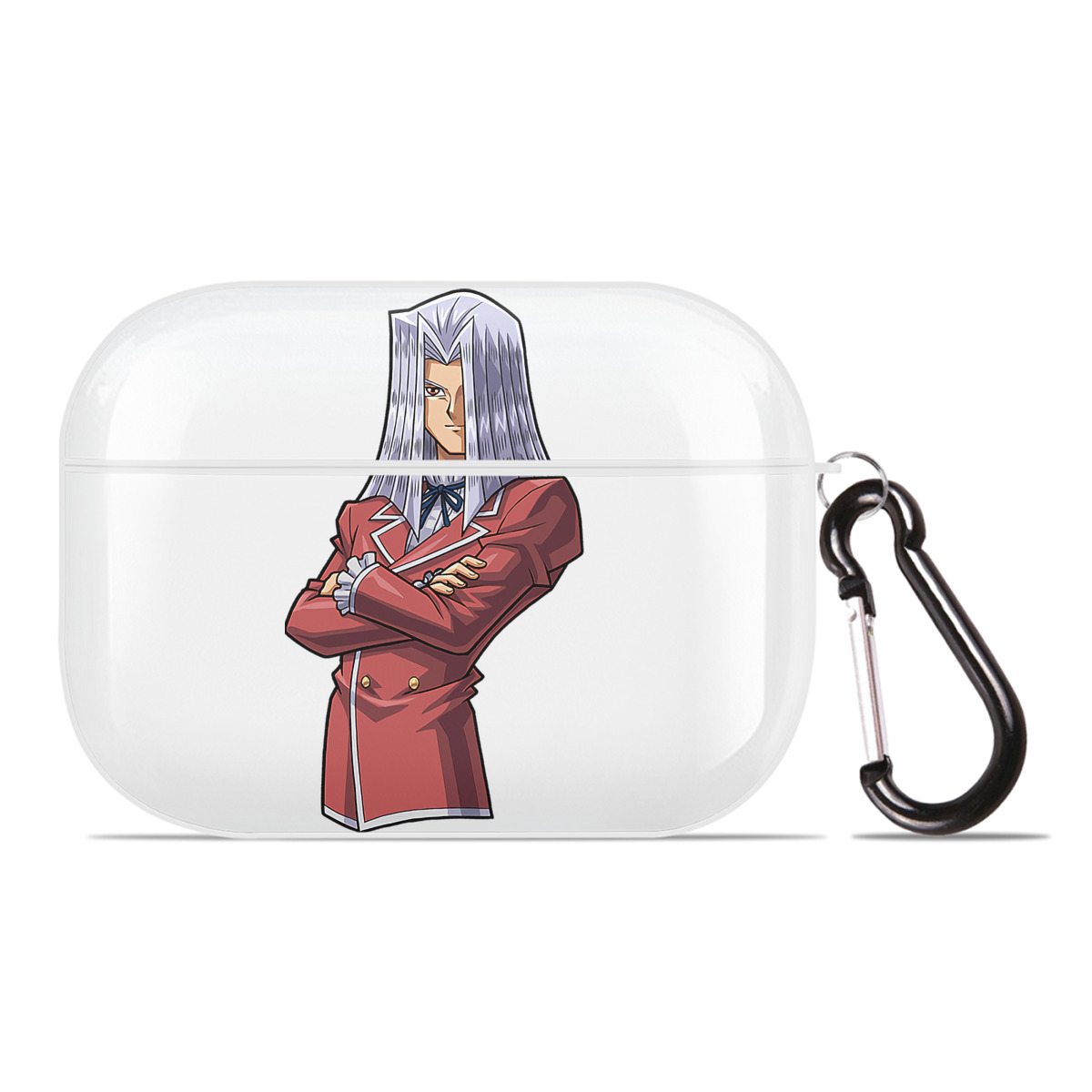 （画像用） 遊☆戯☆王 Yu-Gi-Oh! 【AirPods Pro用】ハードシェル保護ケース 耐衝撃・防指紋・カラビナ付き商品仕様