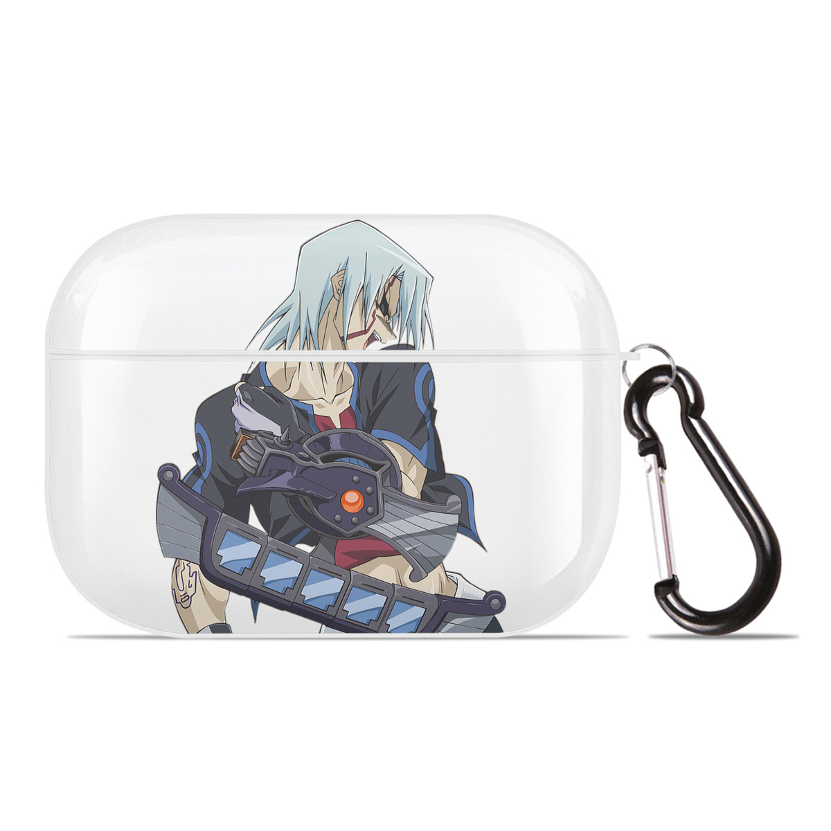 （画像用） 遊☆戯☆王 Yu-Gi-Oh! 【AirPods Pro用】ハードシェル保護ケース 耐衝撃・防指紋・カラビナ付き商品仕様