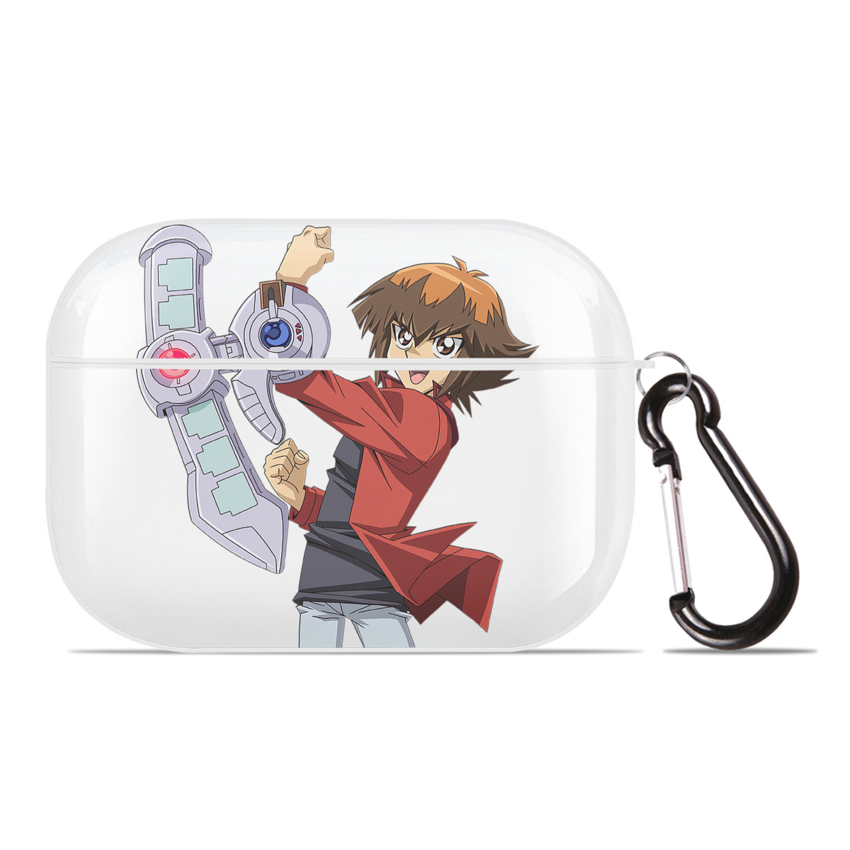 （画像用） 遊☆戯☆王 Yu-Gi-Oh! 【AirPods Pro用】ハードシェル保護ケース 耐衝撃・防指紋・カラビナ付き商品仕様