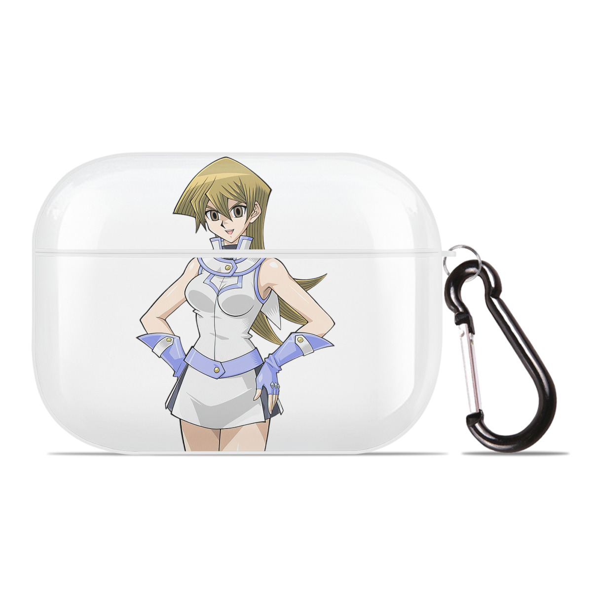 （画像用） 遊☆戯☆王 Yu-Gi-Oh! 【AirPods Pro用】ハードシェル保護ケース 耐衝撃・防指紋・カラビナ付き商品仕様