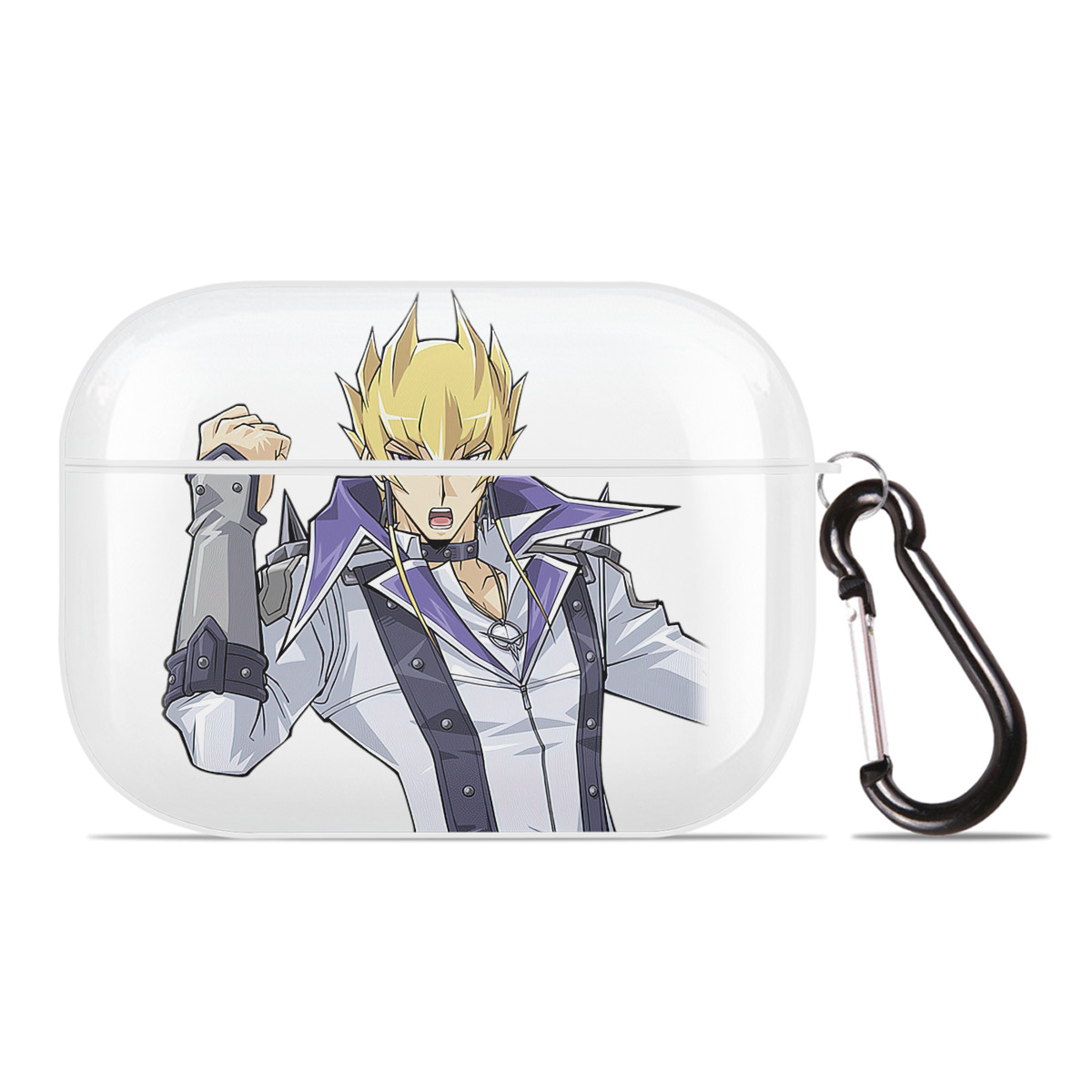（画像用） 遊☆戯☆王 Yu-Gi-Oh! 【AirPods Pro用】ハードシェル保護ケース 耐衝撃・防指紋・カラビナ付き商品仕様