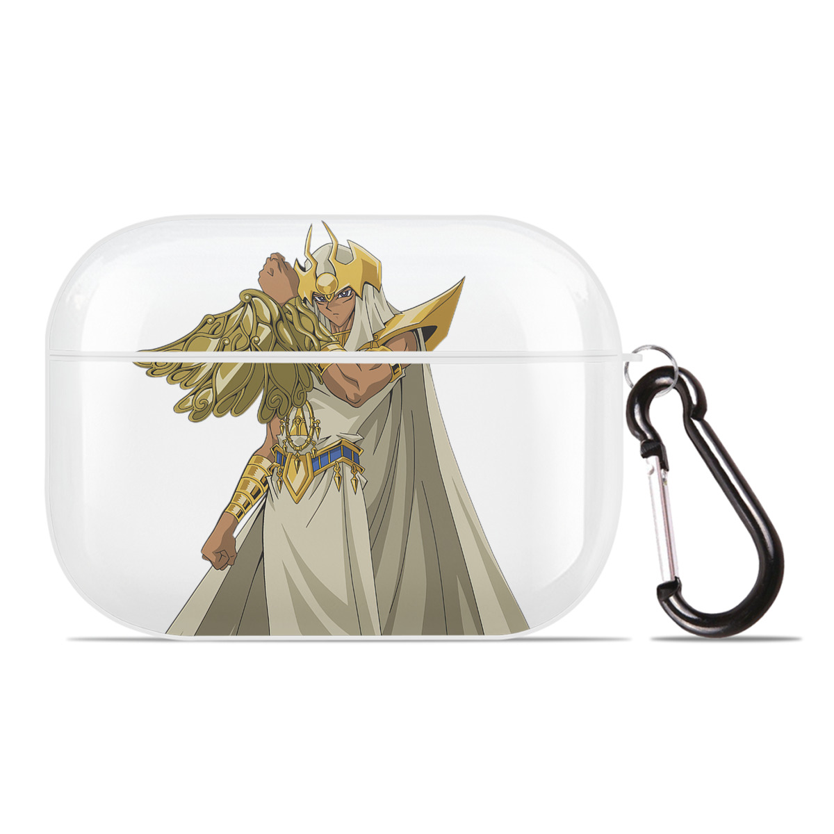 （画像用） 遊☆戯☆王 Yu-Gi-Oh! 【AirPods Pro用】ハードシェル保護ケース 耐衝撃・防指紋・カラビナ付き商品仕様