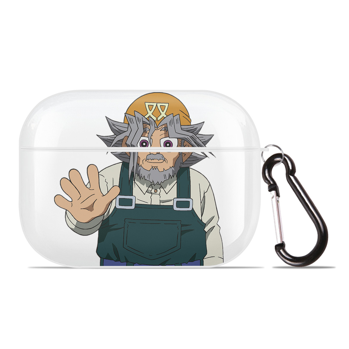 （画像用） 遊☆戯☆王 Yu-Gi-Oh! 【AirPods Pro用】ハードシェル保護ケース 耐衝撃・防指紋・カラビナ付き商品仕様