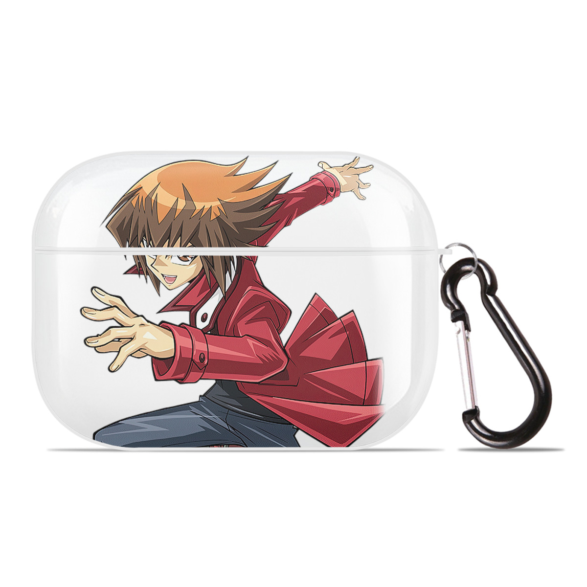 （画像用） 遊☆戯☆王 Yu-Gi-Oh! 【AirPods Pro用】ハードシェル保護ケース 耐衝撃・防指紋・カラビナ付き商品仕様