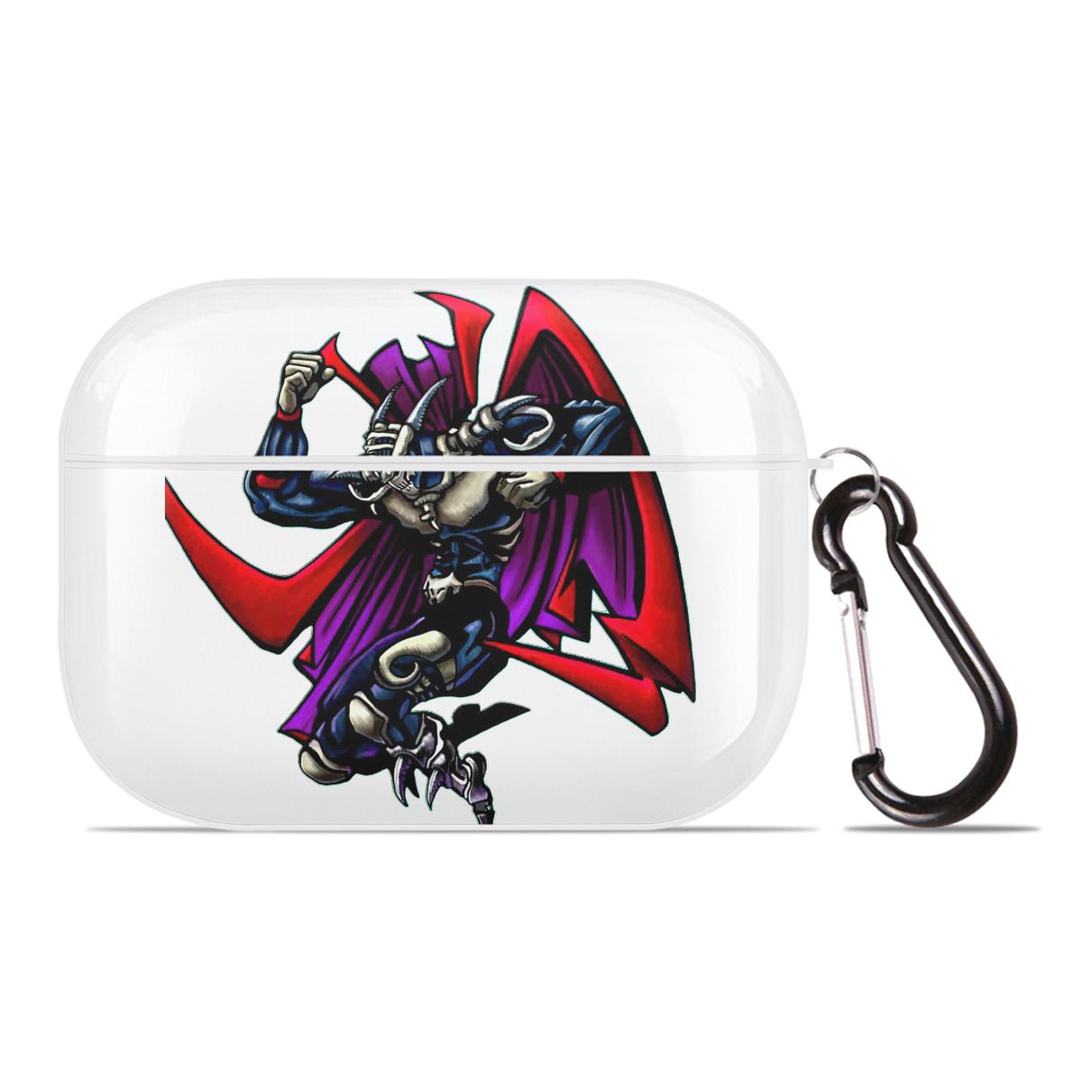 （画像用） 遊☆戯☆王 Yu-Gi-Oh! 【AirPods Pro用】ハードシェル保護ケース 耐衝撃・防指紋・カラビナ付き商品仕様