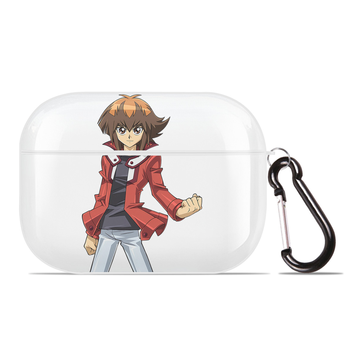 （画像用） 遊☆戯☆王 Yu-Gi-Oh! 【AirPods Pro用】ハードシェル保護ケース 耐衝撃・防指紋・カラビナ付き商品仕様