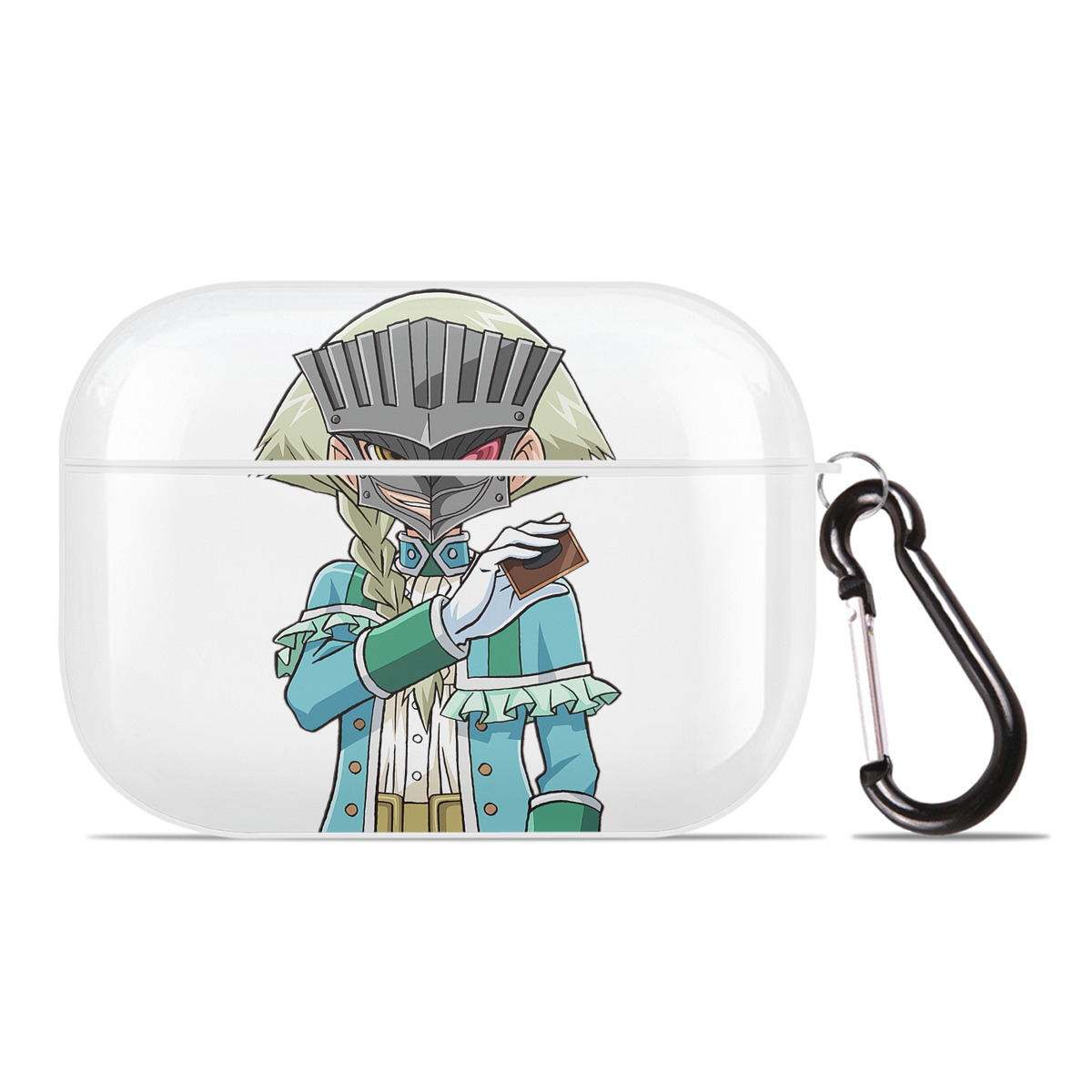 （画像用） 遊☆戯☆王 Yu-Gi-Oh! 【AirPods Pro用】ハードシェル保護ケース 耐衝撃・防指紋・カラビナ付き商品仕様